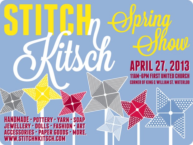 Stitch n Kitsch spring 2013poster